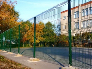3D заборы для детского сада 25 метров фото с установкой