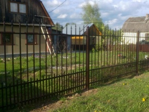 Сварные заборы с утрамбовкой щебнем 12 метров фото в Навашино