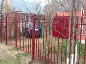 Сварные заборы с утрамбовкой щебнем 10 метров фото недорого