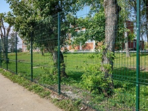 3D заборы для школы 90 метров фото в Навашино